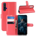 Huawei Nova 5T      Pu Wallet Case    [Red]