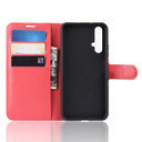 Huawei Nova 5T      Pu Wallet Case    [Red]