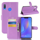 Huawei Nova 3I      Pu Wallet Case    [Purple]