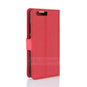 Huawei P10 Plus      Pu Wallet Case    [Red]