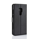 Huawei Mate 20      Pu Wallet Case    [Black]