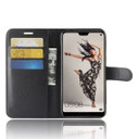 Huawei P20 Pro      Pu Wallet Case    [Black]