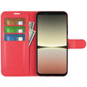 Sony Xperia 5 Iv      Pu Wallet Case    [Red]