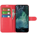 Nokia G21      Pu Wallet Case    [Red]