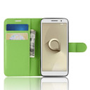 Vodafone Smart E9      Pu Wallet Case    [Green]