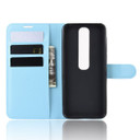 Vodafone Smart V10      Pu Wallet Case    [Lightblue]