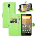 Vodafone Smart E11      Pu Wallet Case    [Green]