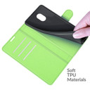 Vodafone Smart E11      Pu Wallet Case    [Green]