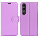Sony Xperia 1 VI      PU Wallet Case    [Purple]