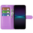 Sony Xperia 1 VI      PU Wallet Case    [Purple]