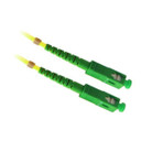 DYNAMIX 5M 9u SCAPC Simplex Single Mode Fibre Lead, Yellow LSZH Jacket - FSM-SCASCA-5-SX