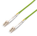 DYNAMIX 30M OM5 Fibre Lead, Duplex, Lime Green LSZH - FL-LCLCOM5-30
