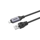 UNITEK 2m USB-C to RJ45 Ethernet Cable, 1Gbps, Plug & Play, C18148AGY01-2M