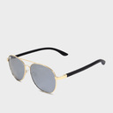 Moana Road Aviator Sunglasses  [ Silver lens]