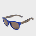 Moana Road 50/50s Sunglasses [Blue w/ Striped Arms - 455]