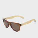 Moana Road 50/50s Sunglasses [Brown w/ Wood Arms - 3006]