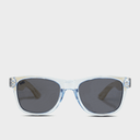 Moana Road 50/50s Sunglasses [Ice Blue w/ Wood Arms - 3007]