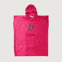 Moana Road Kids Towel Hoodie [ Kids / Pink Zip Pocket - 5312]
