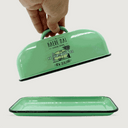 Moana Road Enamel Butter Dish - Haere Mai [ Green - 720]