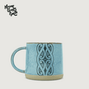 Moana Road Glazed Ceramic Mug - Miriama Grace-Smith [ Blue - 2720 ]