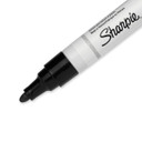 SHARPIE Single Paint Oil Based Medium Point Black Colour Marker Pen. Marks on Virtually any Surface Including Metal, Pottery, Wood, Rubber, Glass, Plastic & Stone. Quick Drying. Water Resist