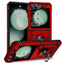 Samsung Galaxy Z Flip 6      Military Armour Ring Case    [Red]