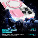 Apple iPhone 13 Pro Magsafe Sliding Cover Case PinkWhite