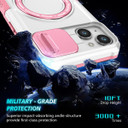 Apple iPhone 15 Magsafe Sliding Cover Case PinkWhite