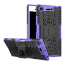 Sony Xperia XZ1      Heavy Duty Case    [Purple]