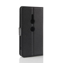 Sony Xperia XZ2      PU Wallet Case    [Black]