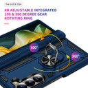 Samsung Galaxy Z Fold 6      Military Armour Ring Case    [Navy]