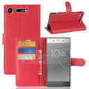 Sony Xperia XZ1      PU Wallet Case    [Red]