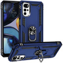 Motorola G22      Military Armour Ring Case    [Navy]