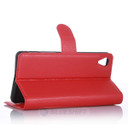 Sony Xperia X      PU Wallet Case    [Red]