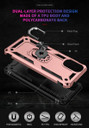 Motorola G22      Military Armour Ring Case    [Rosegold]