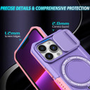 Apple iPhone 13 Pro Magsafe Sliding Cover Case Purple