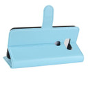 LG V30+      Pu Wallet Case    [Lightblue]