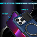 Apple iPhone 13 Pro Magsafe Sliding Cover Case Navy