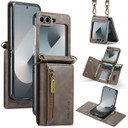 Samsung Galaxy Z Flip 6      Pu Wallet Case    [Coffee]