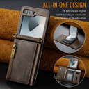 Samsung Galaxy Z Flip 6      Pu Wallet Case    [Coffee]