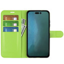 Iphone 14 Pro      Pu Wallet Case    [Green]