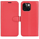 Iphone 15      Pu Wallet Case    [Red]