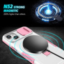 Apple iPhone 14 Magsafe Sliding Cover Case PinkWhite