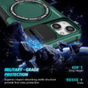 Apple iPhone 13 Magsafe Sliding Cover Case Teal