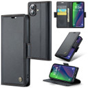 Apple iPhone 16      Pu Wallet Case    [Black]