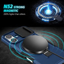 Apple iPhone 16      Magsafe Sliding Cover Case    [Navy]