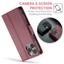 Apple iPhone 16 Pro      Pu Wallet Case    [Maroon]