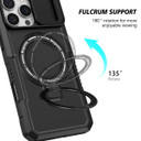 Apple iPhone 16 Pro Max      Magsafe Sliding Cover Case    [Black]