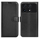 Xiaomi Poco F6 Pro      Pu Wallet Case    [Black]