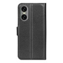 Sony Xperia 10 Vi      Pu Wallet Case    [Black]